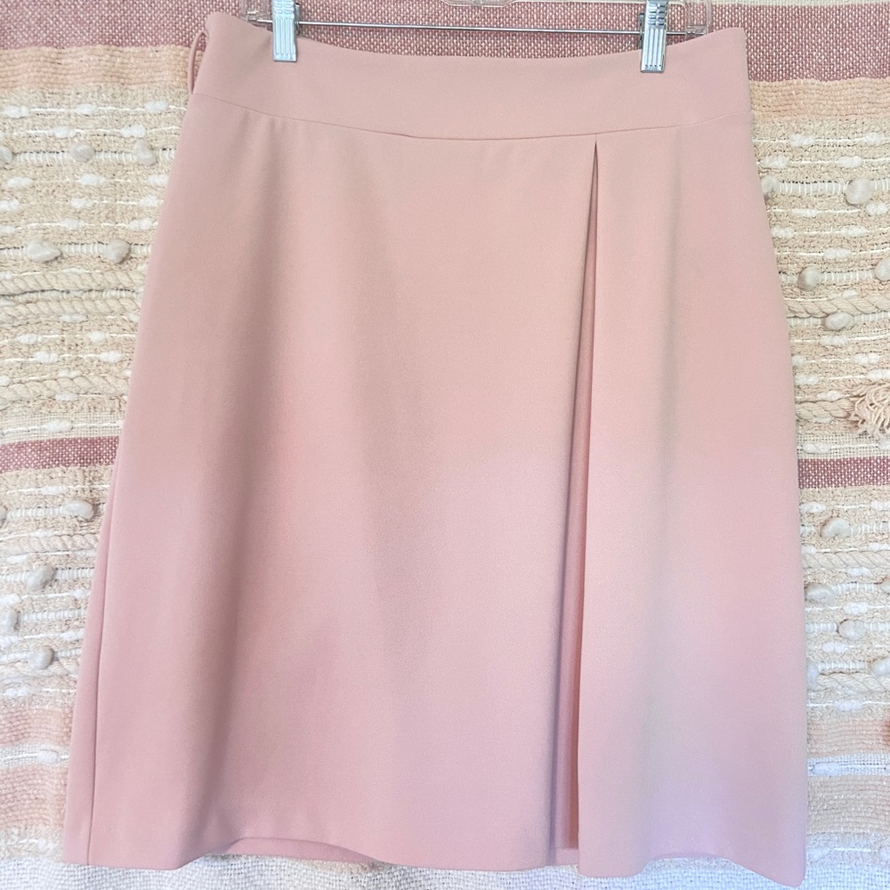 Worthington Blush Skirt with Front Pleat